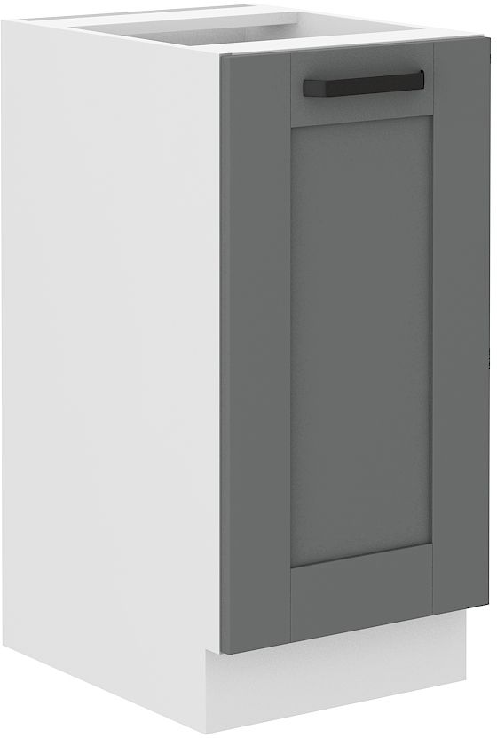 Apakšējais skapītis 40 cm Luna balts/pelēks 40 D 1F BB