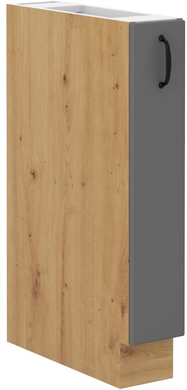Pamata skapis 15 cm Cargo Stillo artisan/putekļu pelēks 15 D CARGO BB