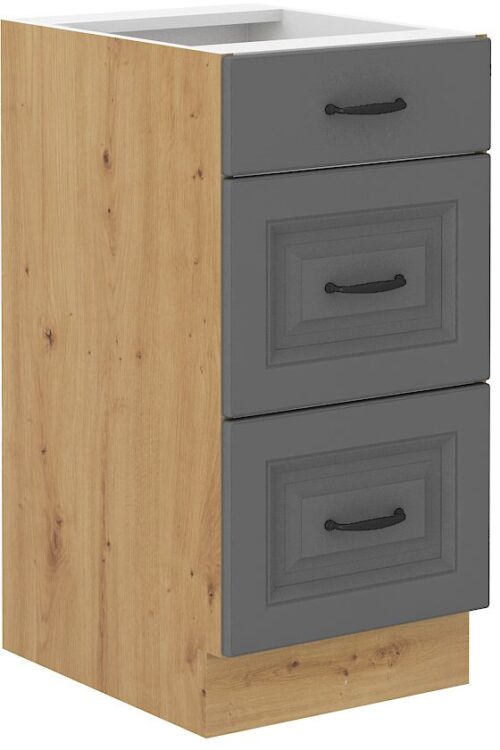 Apakšējais skapītis 40 см с возможностью использования Stillo artisan/pelēks 40 D 3S BB