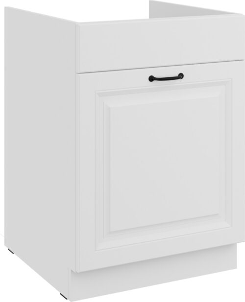 Apakšējais skapītis 60 cm, izlietne, atvilktne, Stillo, balts, 60 ZL, 1S, BB, PREMIUM BOX