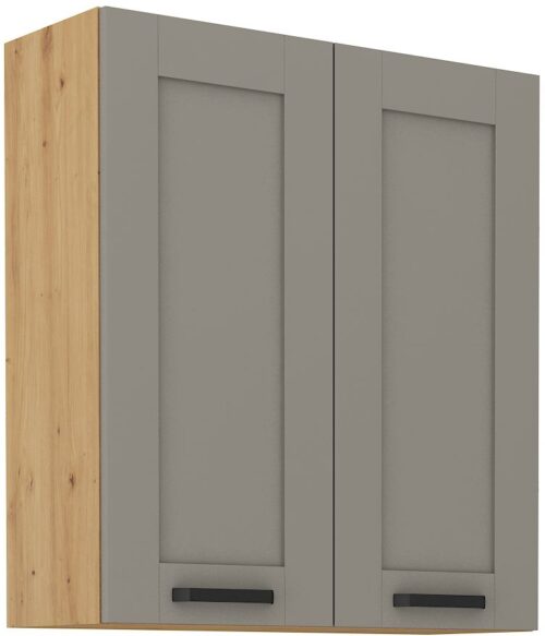 Sienas skapītis 80 cm Luna artisan/māla pelēks 80 G-90 2F