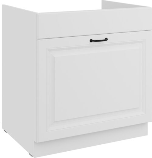 Apakšējais skapītis 80 cm, izlietne, atvilktne, Stillo, balts, 80 ZL, 1S, BB, PREMIUM BOX
