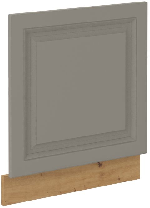 Trauku mazgājamās mašīnas priekšpuse, 60 cm, atvērts panelis, Stillo, mākslinieciski/māla pelēka, ZM, 570×596
