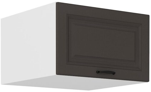 Zems, dziļš sienas skapis 60 cm Stillo balts/grafīts 60 NAGU-36 1F