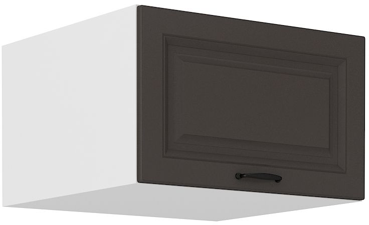 Zems, dziļš sienas skapis 60 cm Stillo balts/grafīts 60 NAGU-36 1F