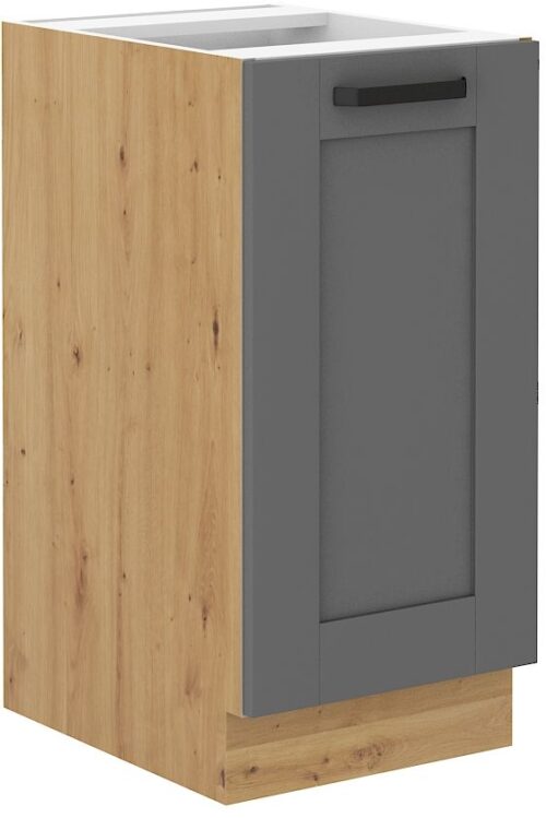 Apakšējais skapītis 40 см Luna artisan/pelēks 40 D 1F BB