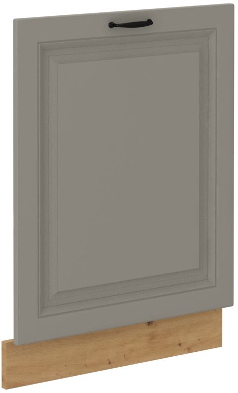 Trauku mazgājamās mašīnas priekšpuse, 60 cm, pārklāts panelis, Stillo, mākslinieciski/māla pelēka, ZM, 713×596