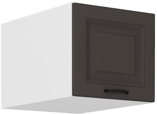 Zems, dziļš augšējais skapis 40 cm Stillo balts/grafīts 40 NAGU-36 1F