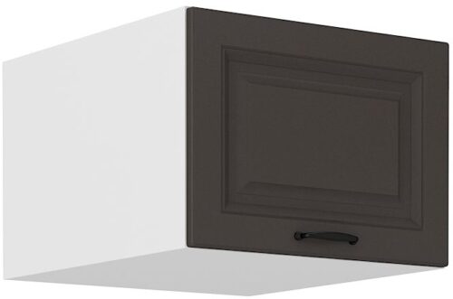 Zems, dziļš sienas skapis 50 cm Stillo balts/grafīts 50 NAGU-36 1F