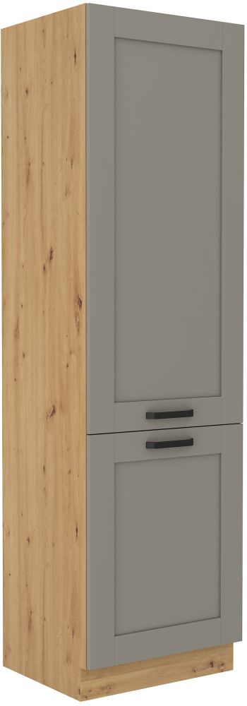 Luna artisan/claygrey 60 LO-210 2F 60 cm kolonnas ledusskapis