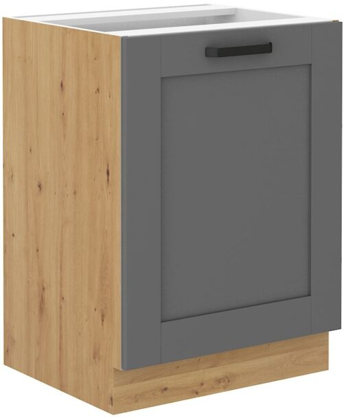 Apakšējais skapītis 60 cm Luna artisan/pelēks 60 D 1F BB