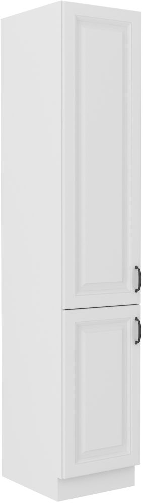 Stillo balts 40 cm pieliekamais skapis ar plauktiem DK-210 2F