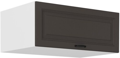 Zems, dziļš sienas skapis 80 cm Stillo balts/grafīts 80 NAGU-36 1F