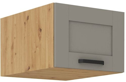 Zems dziļš sienas skapis 50 cm Luna artisan/māla pelēks 50 NAGU-36 1F