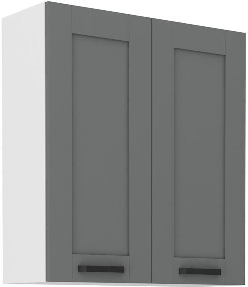 Sienas skapītis 80 cm Luna balts/pelēks 80 G-90 2F