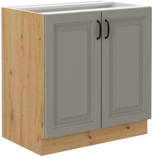 Apakšējais skapītis 80 cm Stillo artisan/māla pelēks 80 D 2F BB