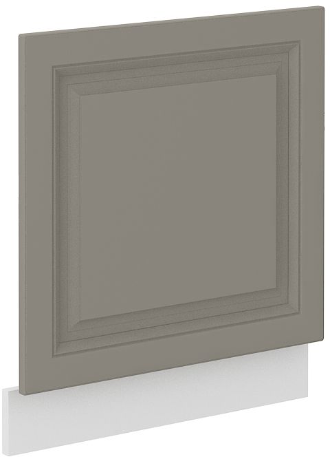 Trauku mazgājamās mašīnas priekšpuse, 60 cm, atvērts panelis, Stillo balts/māla pelēks, ZM, 570×596