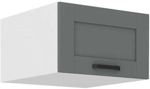 Zems, dziļš sienas skapis 60 cm Luna balts/pelēks 60 NAGU-36 1F
