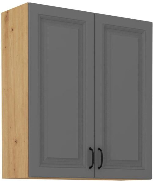 Sienas skapītis 80 cm Stillo artisan/pelēks 80 G-90 2F