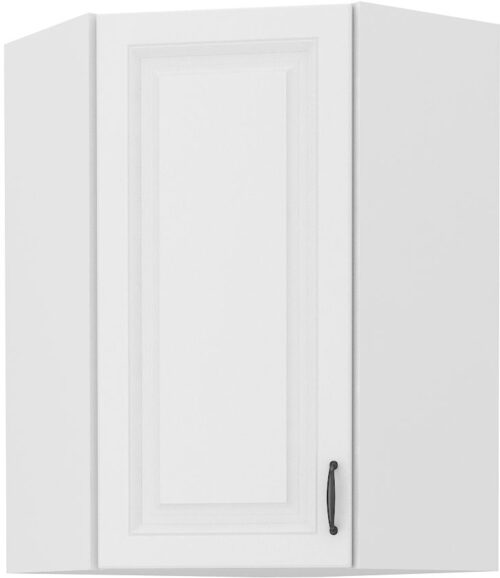 Augšējais stūra skapis 60 cm Stillo balts 60×60 GN-90 45 grādi 1F