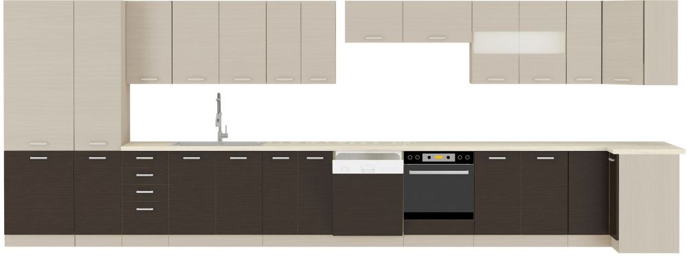 Chamonix 60 D 3S BB grīdas skapis ar atvilktnēm — изображение 3