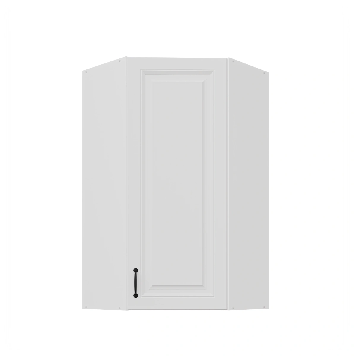Augšējais stūra skapis 60 cm Stillo balts 60x60 GN-108 45 grādi 1F