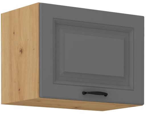 Sienas skapītis ar kapuci 50 cm Stillo mākslas krāsa/putekļu pelēks 50 GU-36 1F