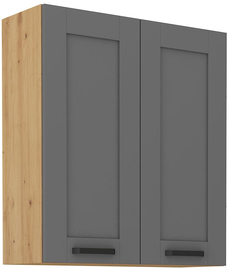 Sienas skapītis 80 cm Luna artisan/pelēks 80 G-90 2F