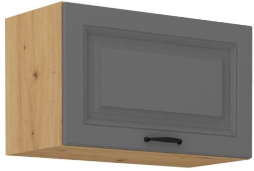 Sienas skapis ar kapuci 60 cm Stillo mākslinieciskā krāsa/putekļu pelēks 60 GU-36 1F