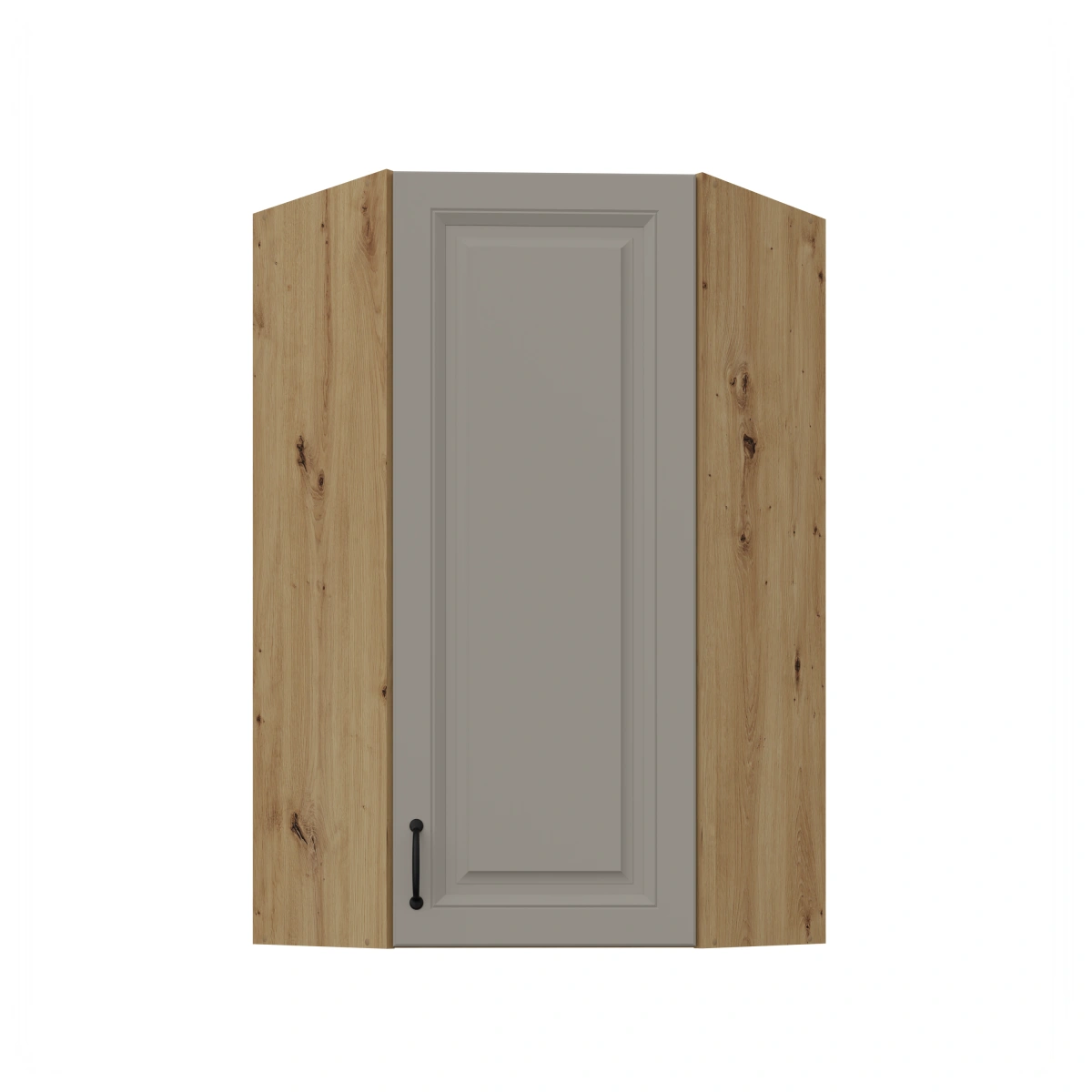 Augšējais stūra skapis 60 cm Stillo artisan/māla pelēks 60x60 GN-108 (45 grādi) 1F