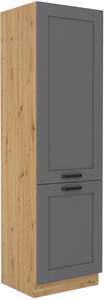 Luna artisan/dustgrey 60 LO-210 2F 60 cm kolonnas ledusskapis