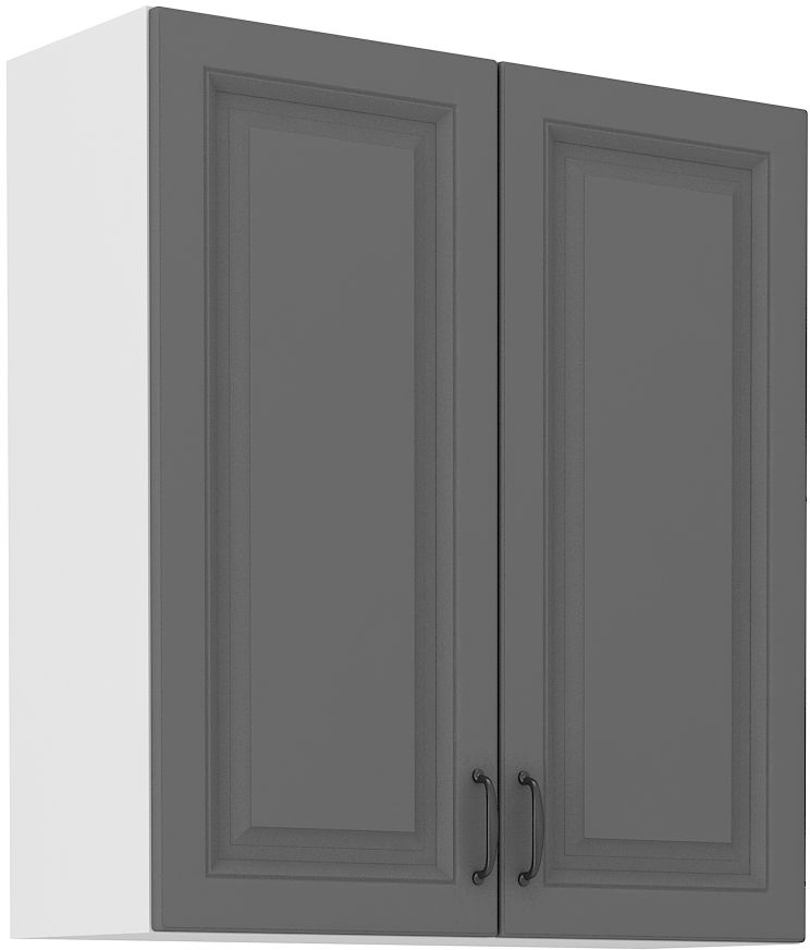 Sienas skapītis 80 cm Stillo balts/pelēks 80 G-90 2F
