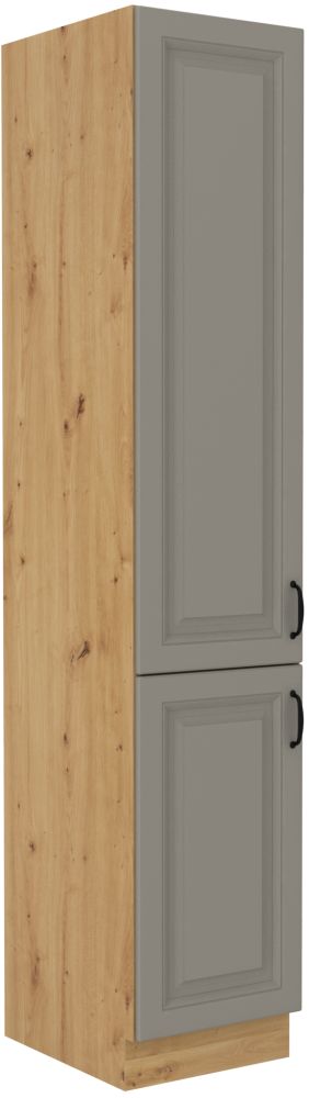 Stillo artisan/claygrey 40 DK-210 2F kolonnas skapis ar plauktiem, 40 cm