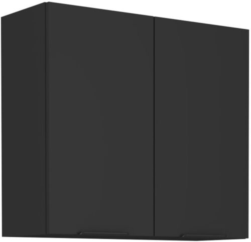 Sienas skapis 80 cm Sienas melna matēta 80 G-72 2F