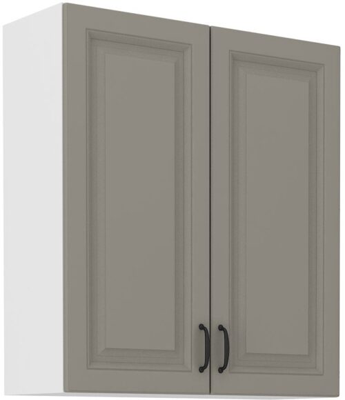 Sienas skapītis 80 cm Stillo balts/māla pelēks 80 G-90 2F