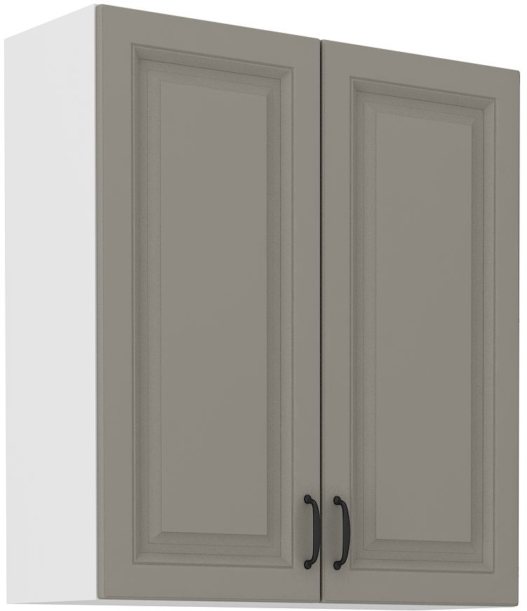 Sienas skapītis 80 cm Stillo balts/māla pelēks 80 G-90 2F