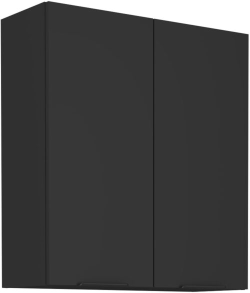 Sienas skapis 80 cm Sienas melna matēta 80 G-90 2F