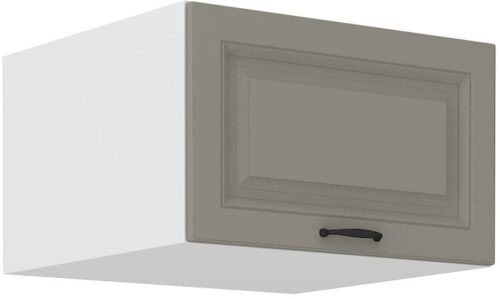 Zems, dziļš sienas skapis 60 cm Stillo balts/māla pelēks 60 NAGU-36 1F
