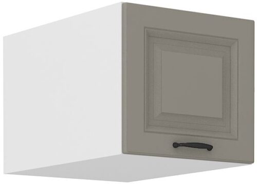 Zems, dziļš sienas skapis 40 cm Stillo balts/māla pelēks 40 NAGU-36 1F