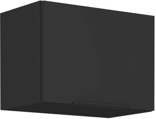 Sienas skapis ar pārsegu 50 cm Sienas melna matēta 50 GU-36 1F