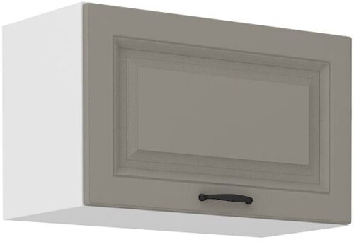 Sienas skapis ar kapuci 60 cm Stillo balts/māla pelēks 60 GU-36 1F