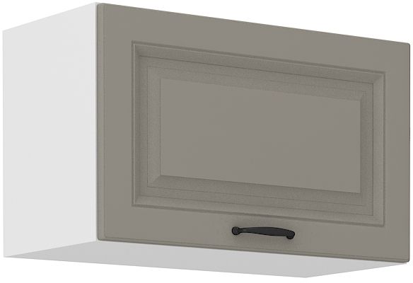 Sienas skapis ar kapuci 60 cm Stillo balts/māla pelēks 60 GU-36 1F
