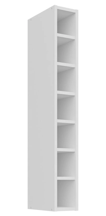 Atvērts augšējais plaukts 15 cm balts 15 GOTW-108