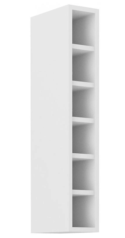 Atvērts augšējais plaukts 15 cm balts 15 GOTW-90