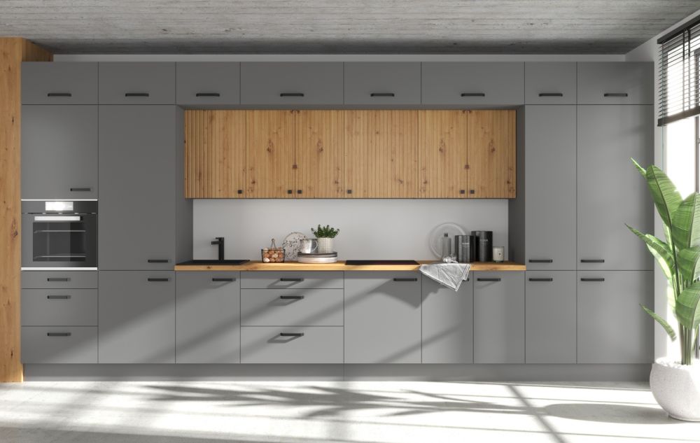 60 cm kolonnas skapis ar iebūvētu ledusskapi Ava 60 LO 215 2F — изображение 2