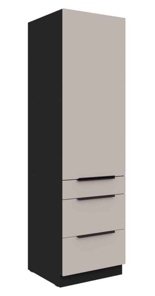 60 cm kolonnas skapis ar atvilktnēm Arona 60 DKS-210 3S1F
