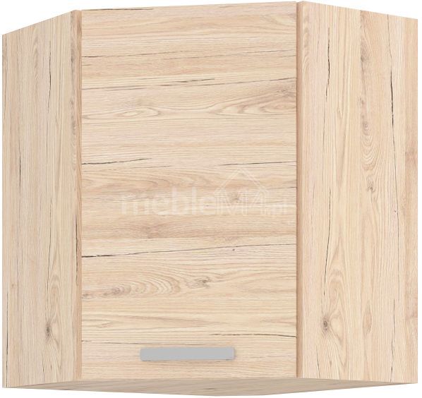 Burgundijas krāsas augšējais stūra skapis 58x58 GN-72 1F