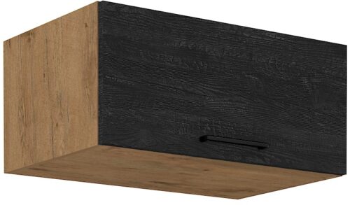 Sienas skapis 80 cm zems dziļums 80 NAGU-36 1F Vigo Dark