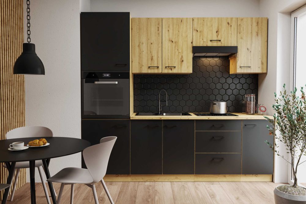 Loft stila virtuves komplekts Modena 240 cm
