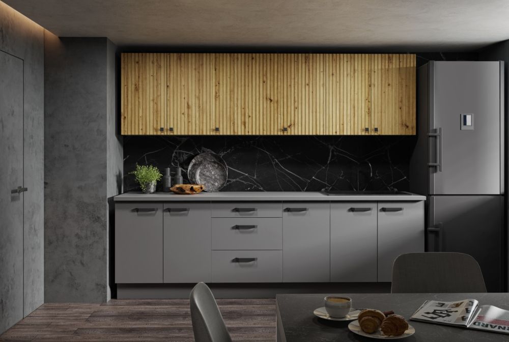 60 cm kolonnas skapis ar iebūvētu ledusskapi Ava 60 LO 215 2F — изображение 7